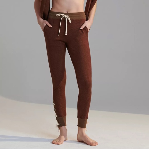 Anthropologie Pants - Anthropologie n:Philanthropy Size XS Maryl Joggers Lace Up Leg Cotton Terry